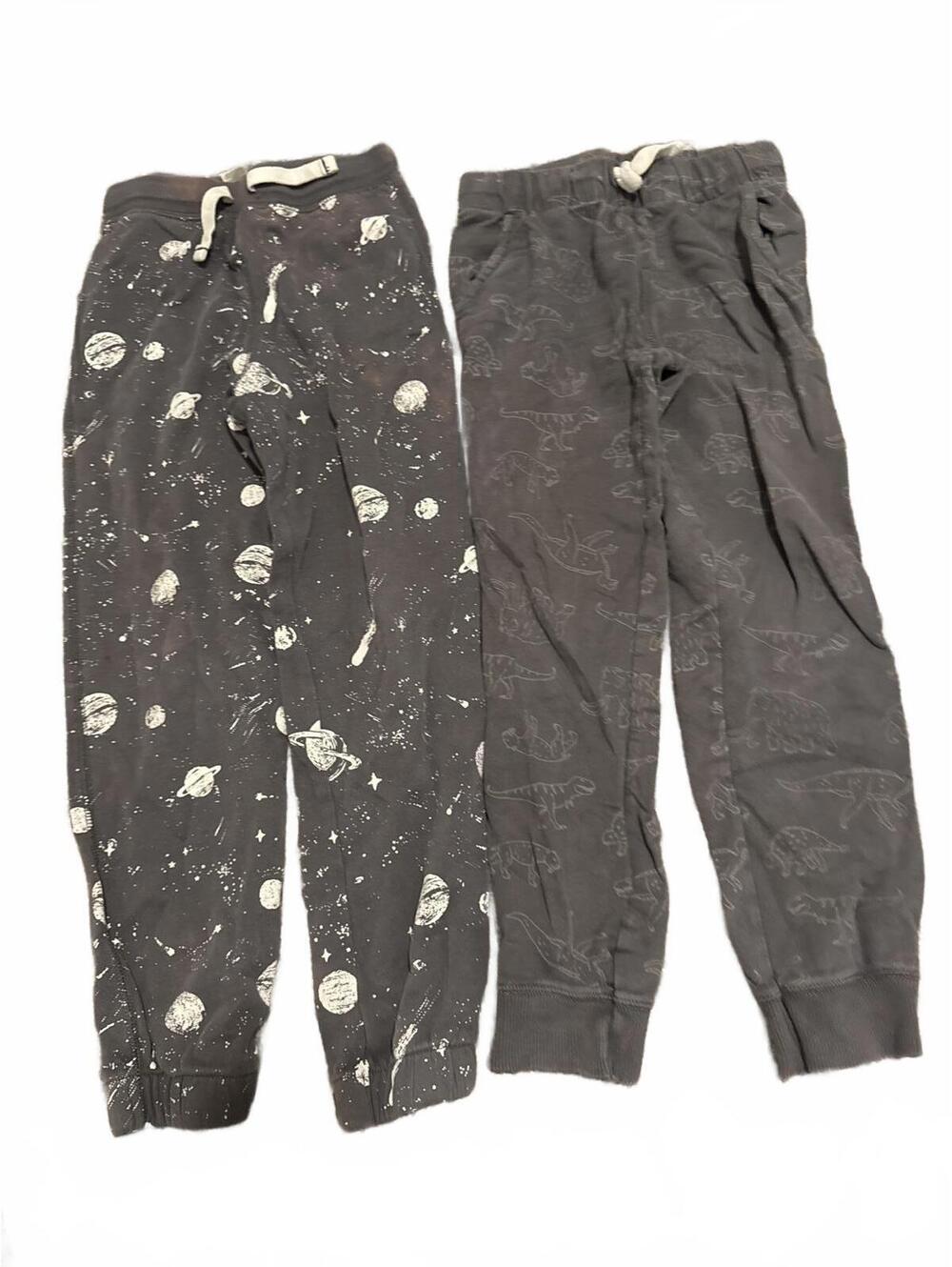 Carter's Kids Boys Space Print Jogger Pants Size 7 - Lot of 2